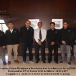 Training SMK3 OHSAS 18001 – Sistem Management Kesehatan dan Keselamatan Kerja OHSAS 18001& PP 50 Th 2012